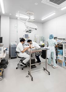 手術室での仕事風景