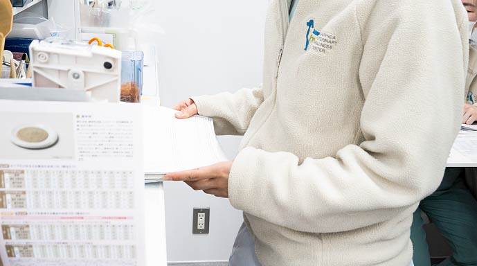 スタッフの仕事風景